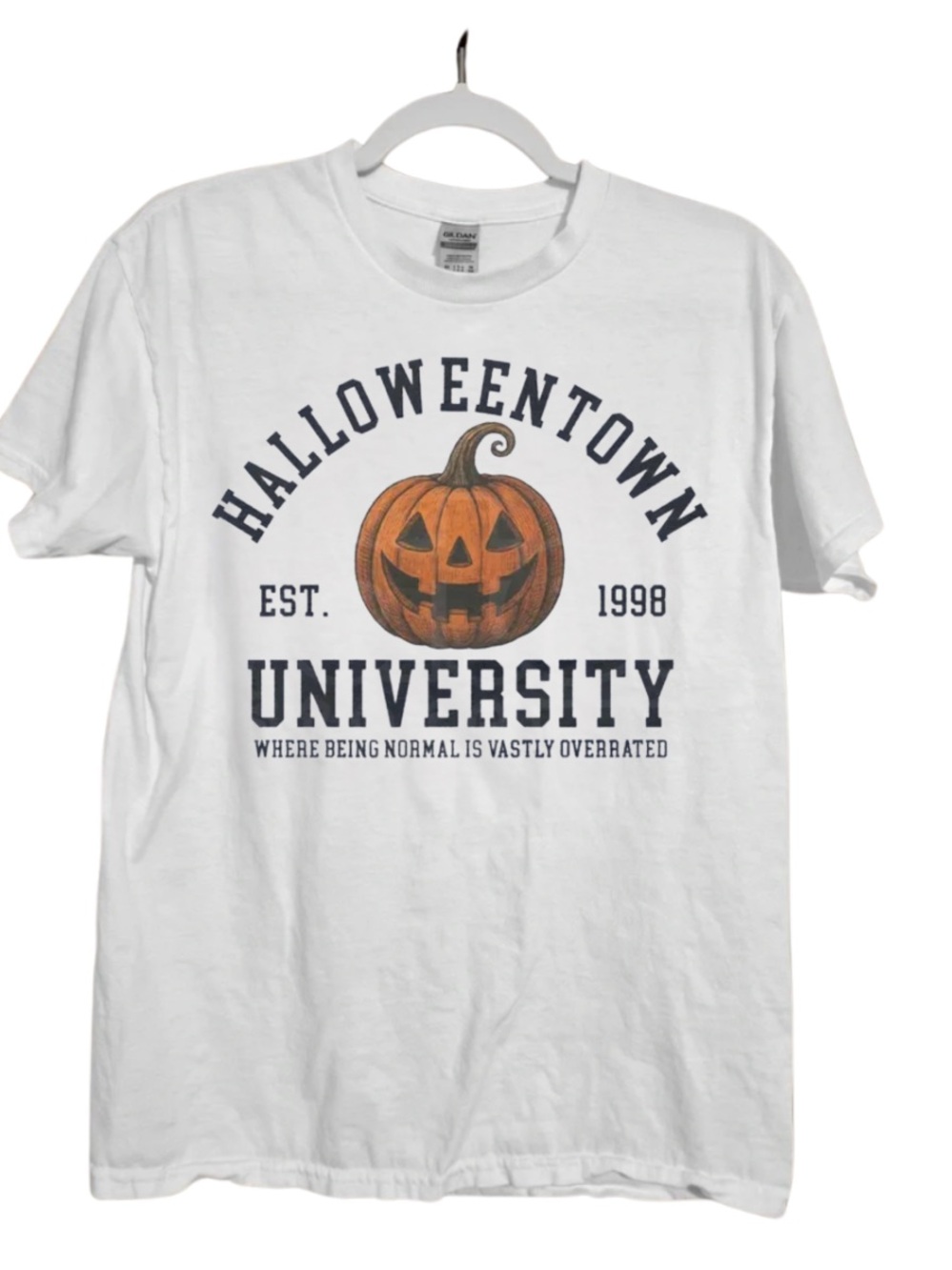 HalloweenTown University White Graphic Tee
